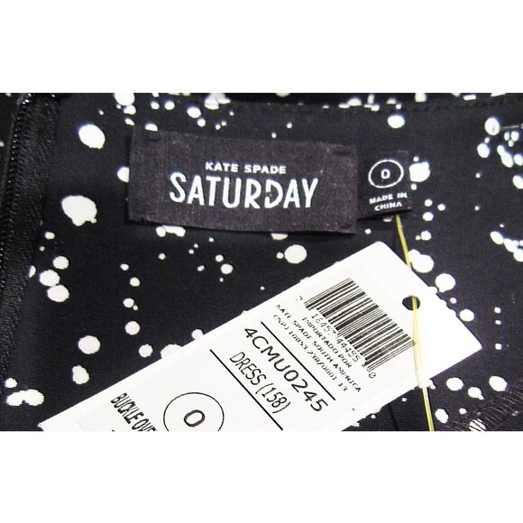 KATE SPADE NEW Asymmetrical Crossover Buckle Wrap Panel Dress 0 - Picture 5 of 11